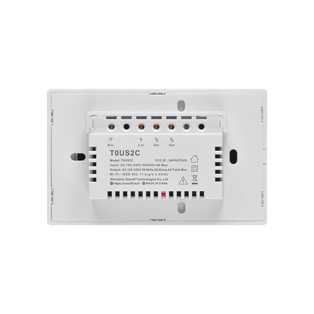 SONOFF US 2C Smart Home Glass Panel Light Touch 2Gang - Image 5